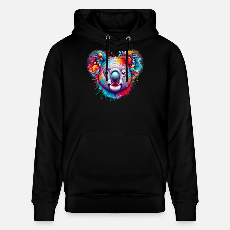 Koala - Sweat à capuche bio CRUISER Stanley/Stella Unisexe - noir