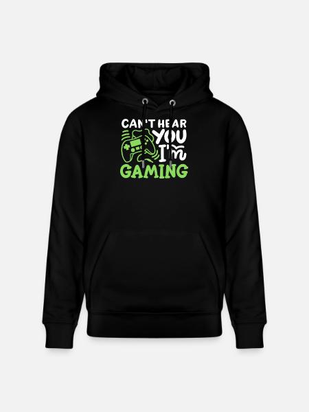 Gaming Gamer - Stanley/Stella Unisex Bio-Hoodie CRUISER - Schwarz