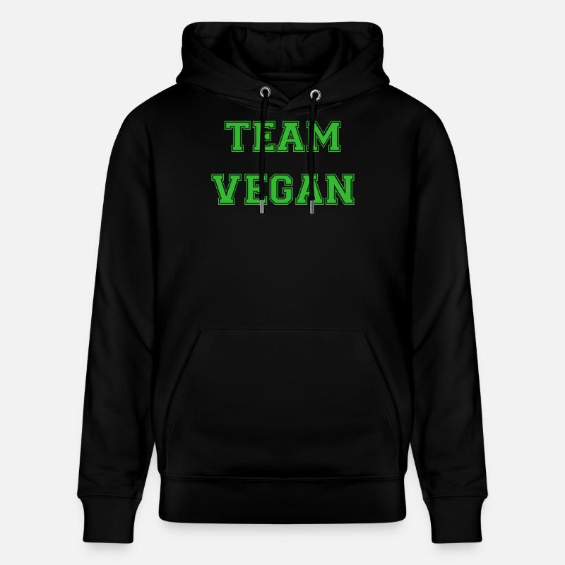 Équipe Vegan - Vert - Sweat à capuche bio CRUISER Stanley/Stella Unisexe - noir