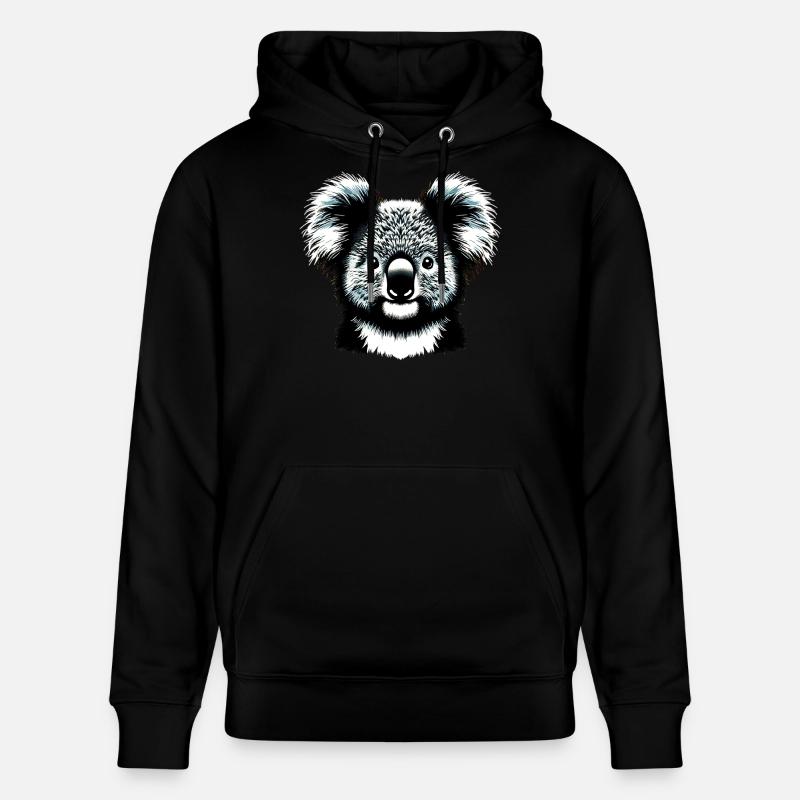 Koala - Sweat à capuche bio CRUISER Stanley/Stella Unisexe - noir