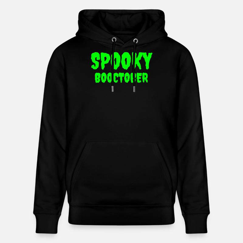 Spooky Booctober Jack-O'-Lantern Design - Sweat à capuche bio CRUISER Stanley/Stella Unisexe - noir