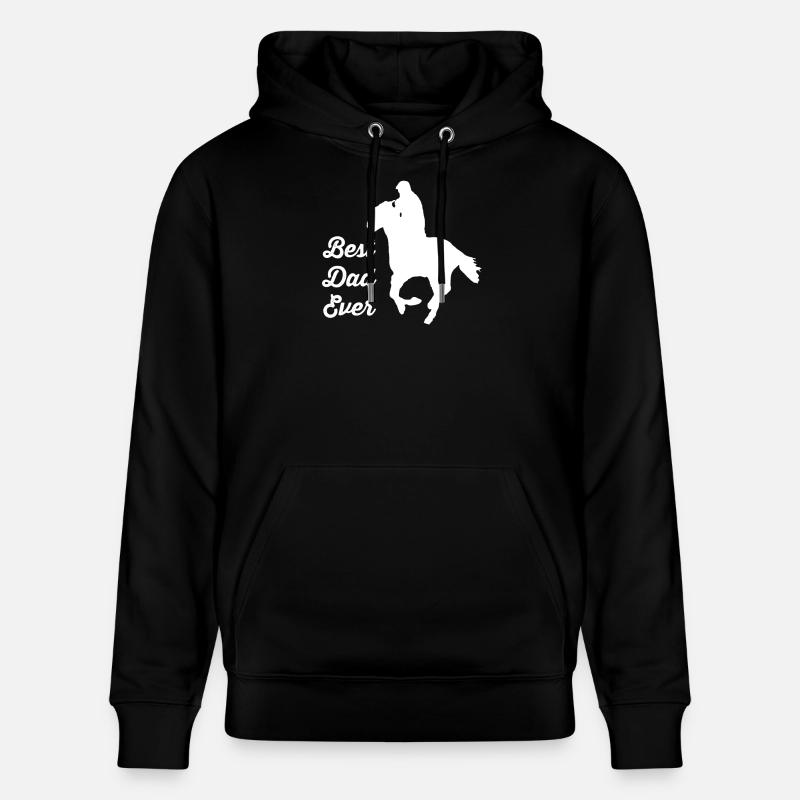 Pferd - Stanley/Stella Unisex Bio-Hoodie CRUISER  - Schwarz