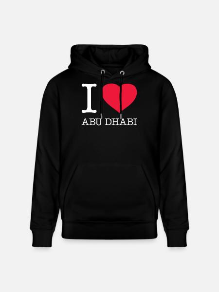 J’ADORE ABU DHABI - Sweat à capuche bio CRUISER Stanley/Stella Unisexe - noir