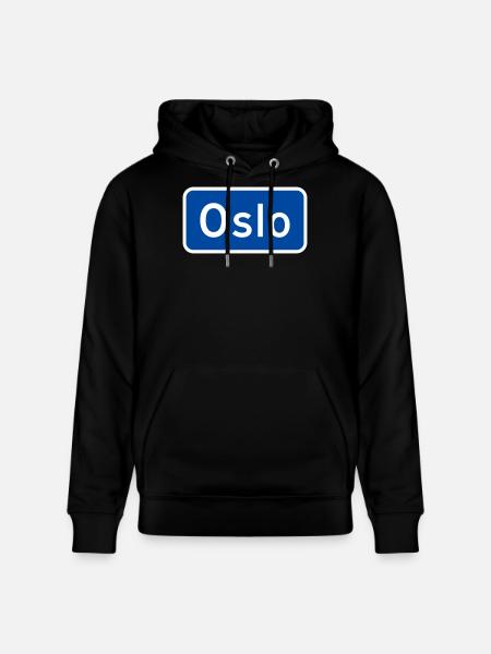 Oslo - Stanley/Stella CRUISER Unisex Organic Hoodie - black