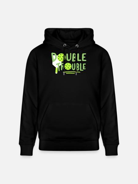 Pickleball-Spieler - Stanley/Stella Unisex Bio-Hoodie CRUISER - Schwarz