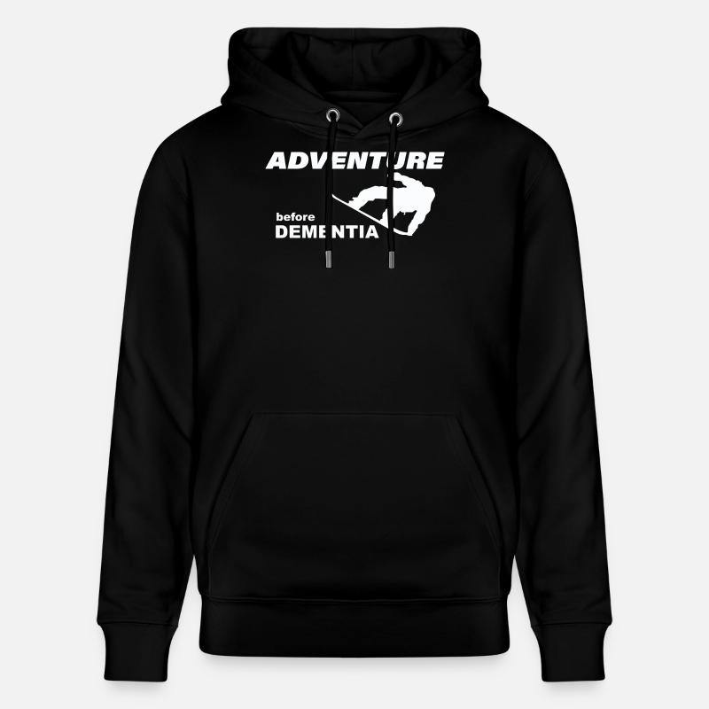 AVENTURE EN SNOWBOARD - Sweat à capuche bio CRUISER Stanley/Stella Unisexe - noir