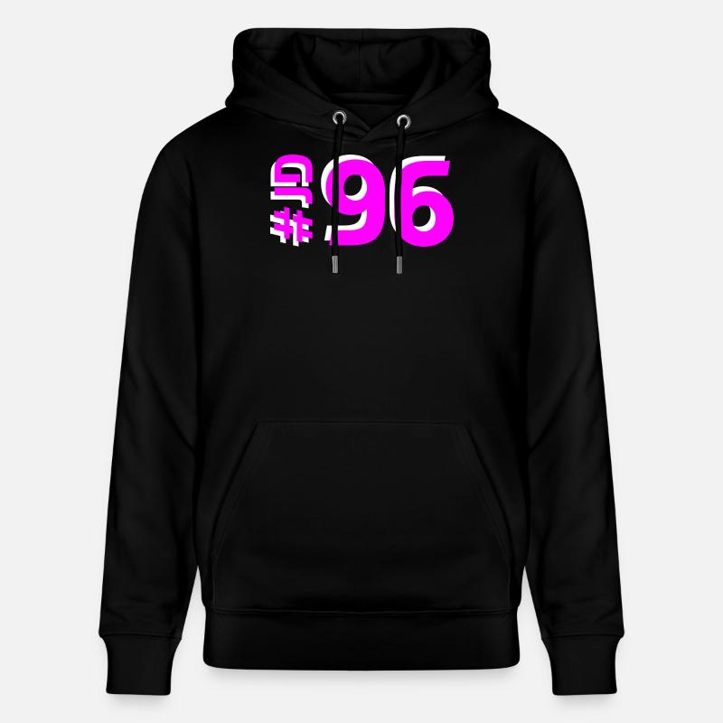 JD96 - Sweat à capuche bio CRUISER Stanley/Stella Unisexe - noir