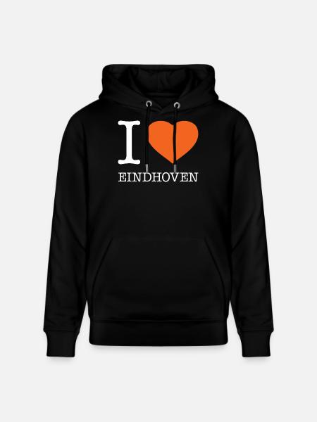 I LOVE EINDHOVEN - Stanley/Stella CRUISER Unisex Organic Hoodie - black