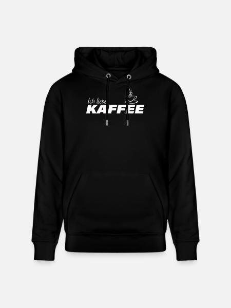 I love coffee - Stanley/Stella CRUISER Unisex Organic Hoodie - black