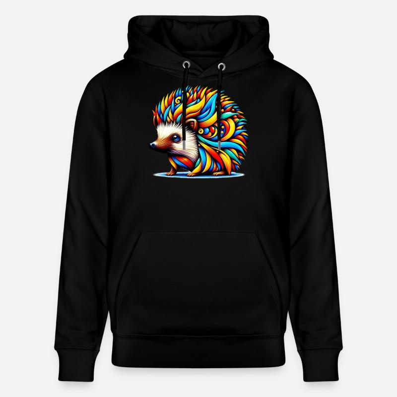 Igel - Stanley/Stella Unisex Bio-Hoodie CRUISER  - Schwarz