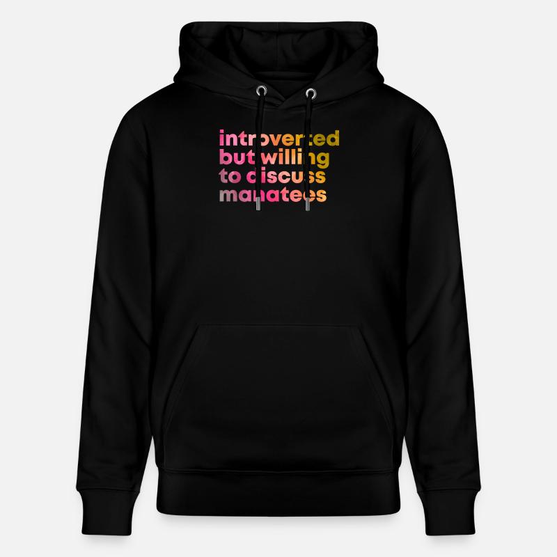 lamantin - Sweat à capuche bio CRUISER Stanley/Stella Unisexe - noir