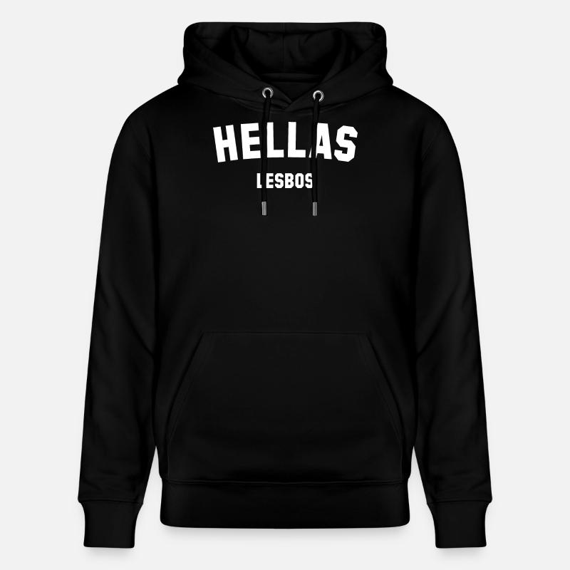 HELLAS LESBOS Grèce - Sweat à capuche bio CRUISER Stanley/Stella Unisexe - noir