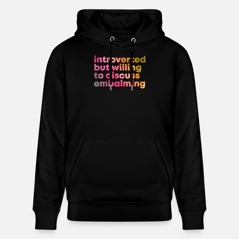 Embaumement - Sweat à capuche bio CRUISER Stanley/Stella Unisexe - noir