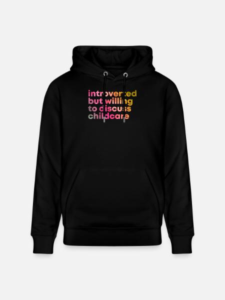 Childcare - Stanley/Stella CRUISER Unisex Organic Hoodie - black