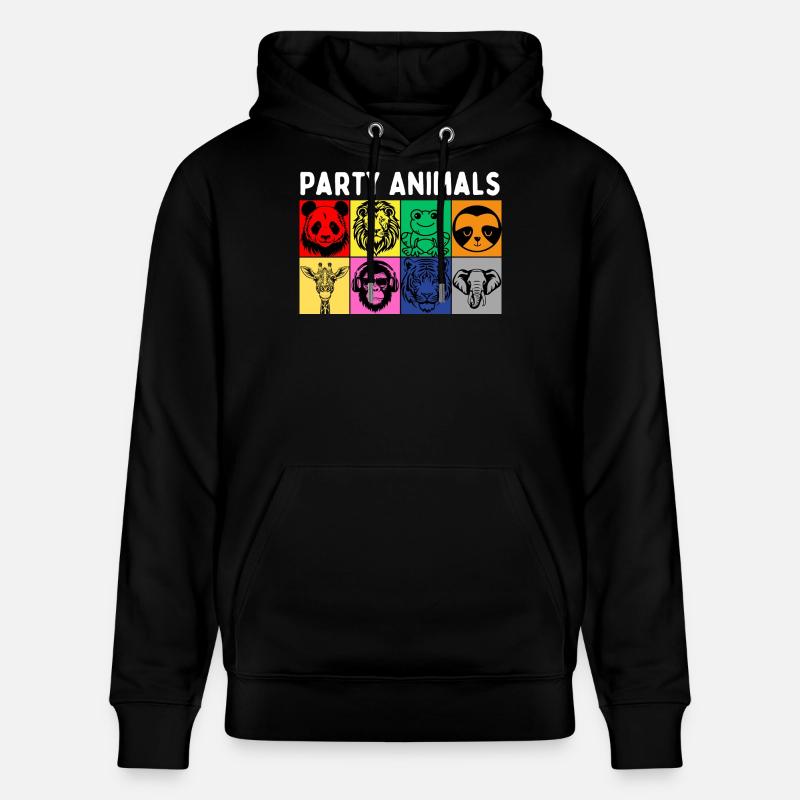 Fêtards - Sweat à capuche bio CRUISER Stanley/Stella Unisexe - noir