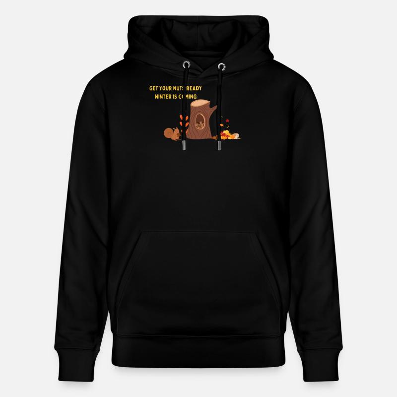 Noix pour l’hiver - Sweat à capuche bio CRUISER Stanley/Stella Unisexe - noir