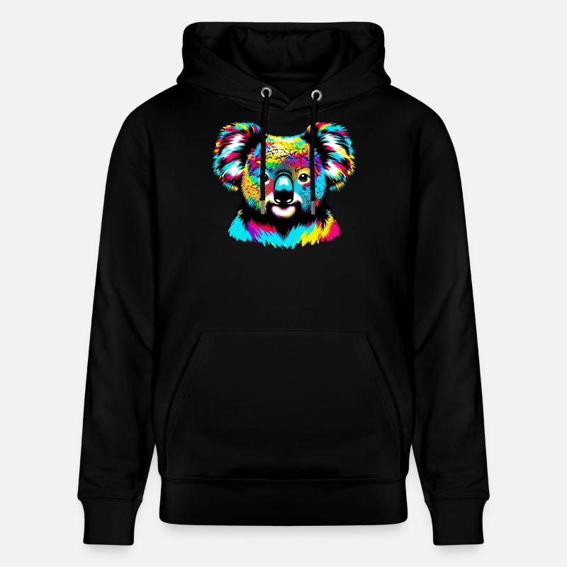 Koala - Sweat à capuche bio CRUISER Stanley/Stella Unisexe - noir