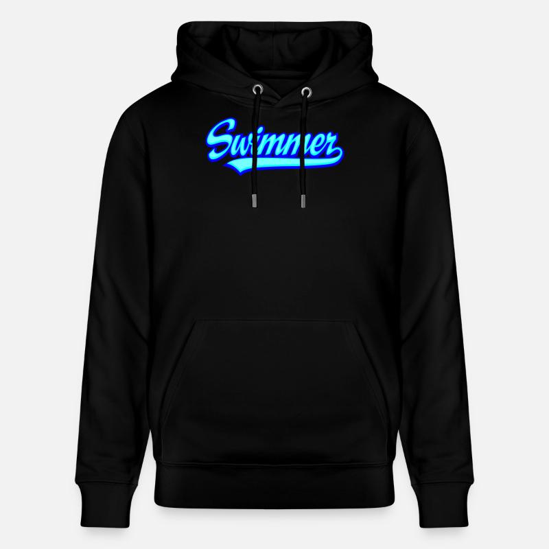 Nageur - Sweat à capuche bio CRUISER Stanley/Stella Unisexe - noir