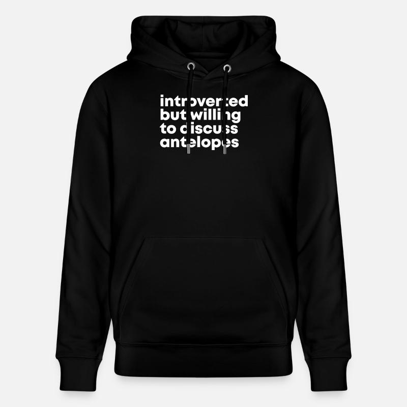 antilope - Sweat à capuche bio CRUISER Stanley/Stella Unisexe - noir