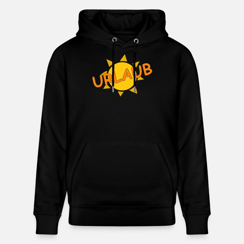 VACANCES - Sweat à capuche bio CRUISER Stanley/Stella Unisexe - noir