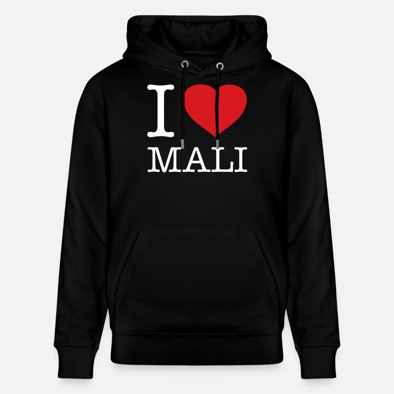 J’ADORE MALI - Sweat à capuche bio CRUISER Stanley/Stella Unisexe - noir
