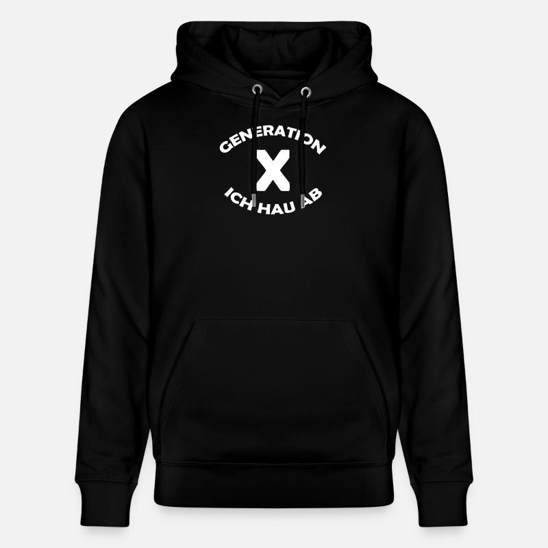 GÉNÉRATION X - Sweat à capuche bio CRUISER Stanley/Stella Unisexe - noir