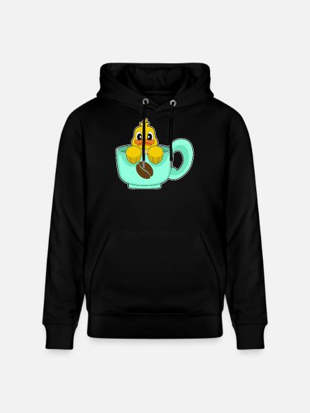 Ente Tasse Kaffee - Stanley/Stella Unisex Bio-Hoodie CRUISER  - Schwarz