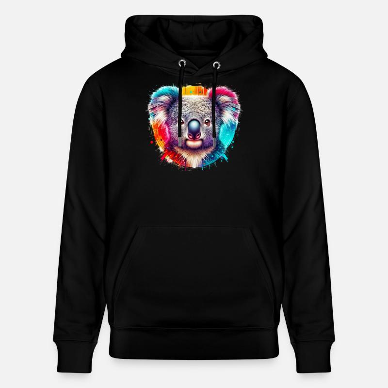 Koala - Sweat à capuche bio CRUISER Stanley/Stella Unisexe - noir