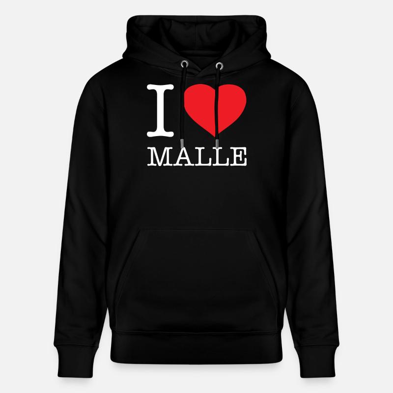 J’ADORE MALLE - Sweat à capuche bio CRUISER Stanley/Stella Unisexe - noir