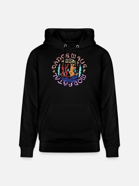 SHARKY OLDHOUSE dance wave mod fatal - Stanley/Stella Unisex Bio-Hoodie CRUISER  - Schwarz
