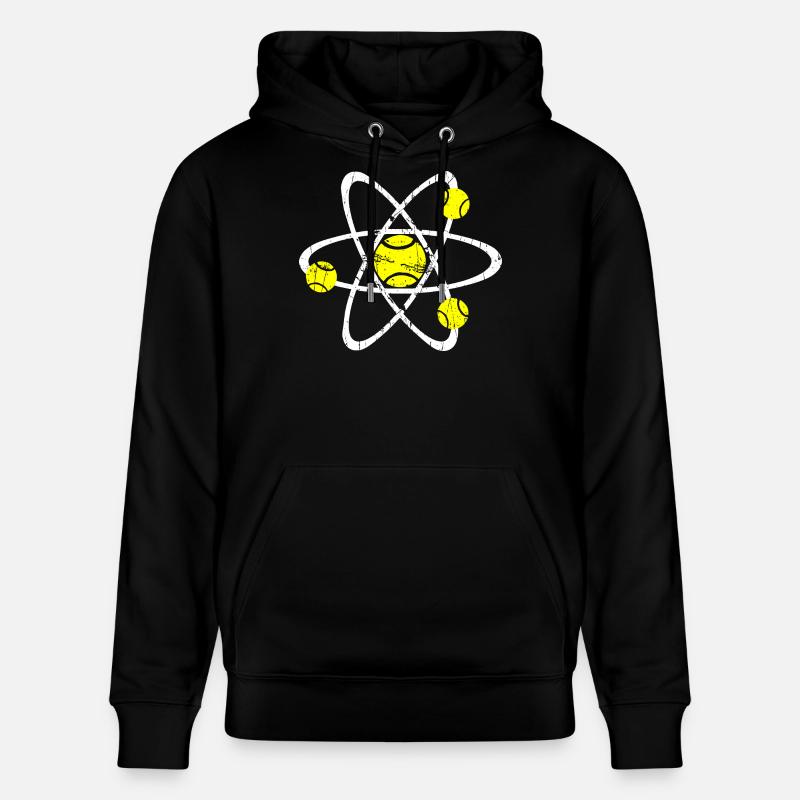 Maillot Tennis Physics blanc - Sweat à capuche bio CRUISER Stanley/Stella Unisexe - noir