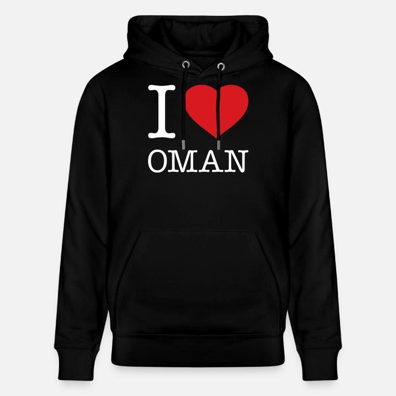 J’ADORE OMAN - Sweat à capuche bio CRUISER Stanley/Stella Unisexe - noir