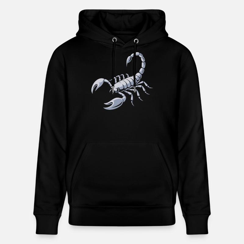 Scorpion féroce - Sweat à capuche bio CRUISER Stanley/Stella Unisexe - noir