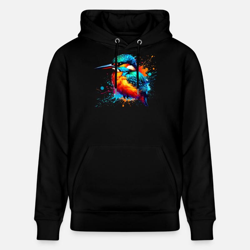 Eisvogel - Stanley/Stella Unisex Bio-Hoodie CRUISER  - Schwarz