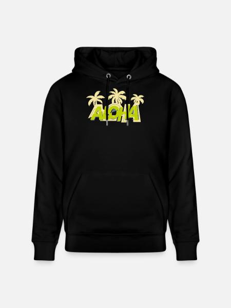 Aloha & Palmen - Stanley/Stella Unisex Bio-Hoodie CRUISER - Schwarz