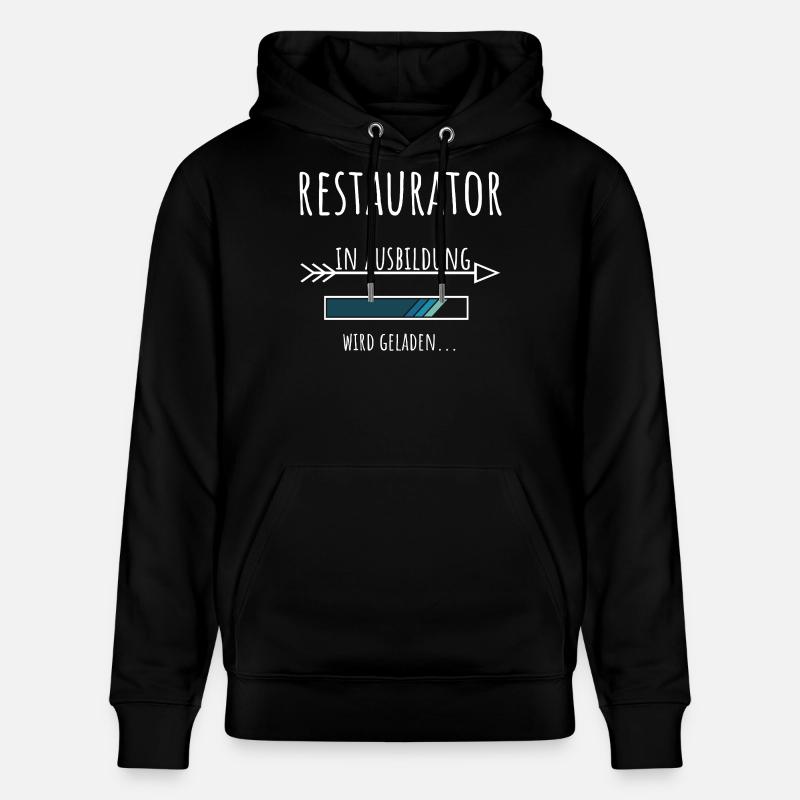 Restaurator Ausbildung Beruf Geschenk - Stanley/Stella Unisex Bio-Hoodie CRUISER  - Schwarz