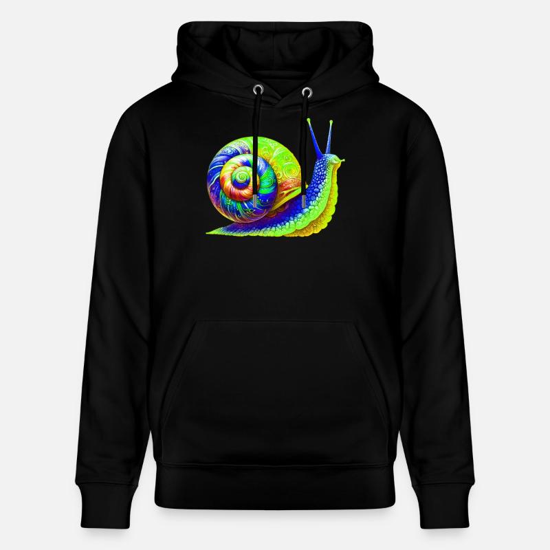 Escargot - Sweat à capuche bio CRUISER Stanley/Stella Unisexe - noir