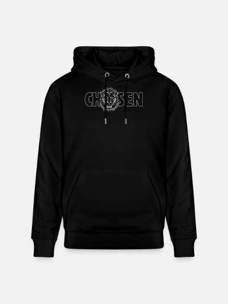 Lion « ÉLU » - Sweat à capuche bio CRUISER Stanley/Stella Unisexe - noir