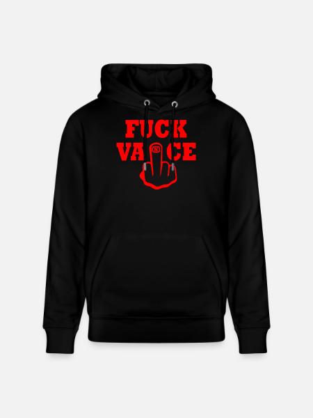 fuck vance - Stanley/Stella CRUISER Unisex Organic Hoodie - black