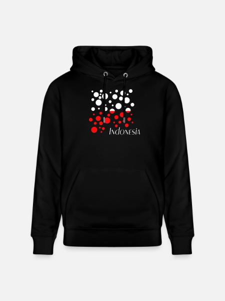 Indonesia Indonesien - Stanley/Stella Unisex Bio-Hoodie CRUISER - Schwarz