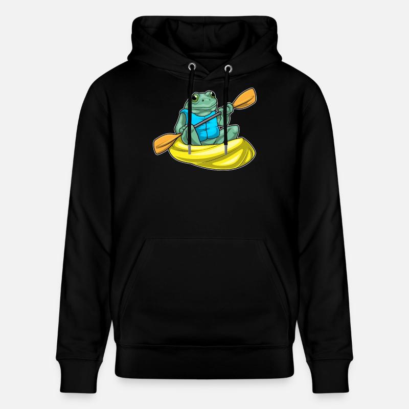 Frosch Kayak Paddel - Stanley/Stella Unisex Bio-Hoodie CRUISER  - Schwarz