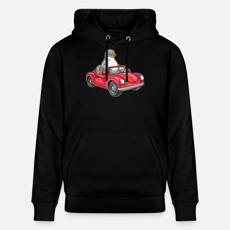 Voiture Pingouin - Sweat à capuche bio CRUISER Stanley/Stella Unisexe - noir