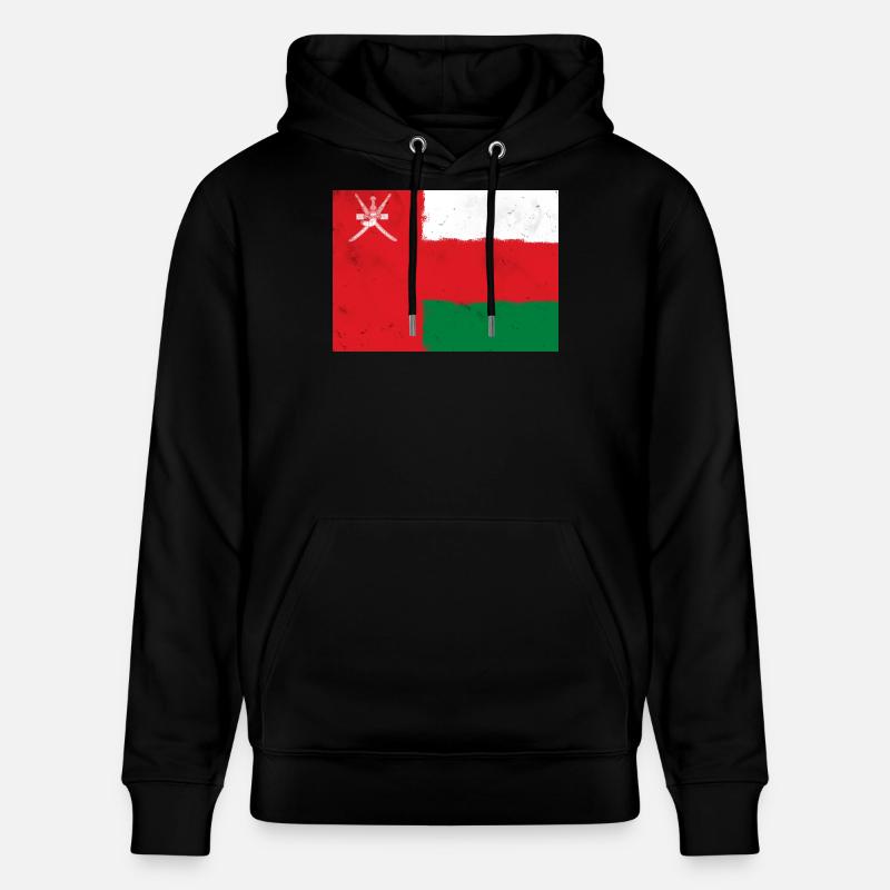 Drapeau d’Oman - Sweat à capuche bio CRUISER Stanley/Stella Unisexe - noir