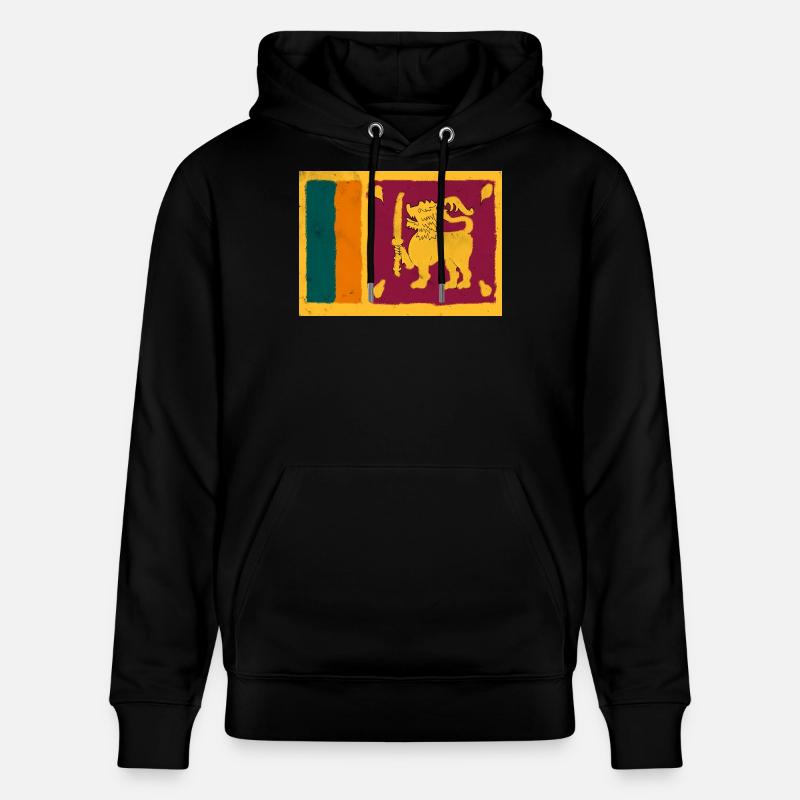 Drapeau du Sri Lanka - Sweat à capuche bio CRUISER Stanley/Stella Unisexe - noir