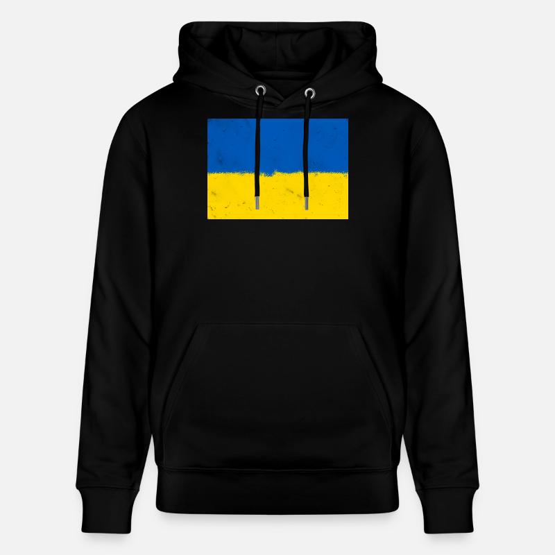Drapeau de l’Ukraine - Sweat à capuche bio CRUISER Stanley/Stella Unisexe - noir