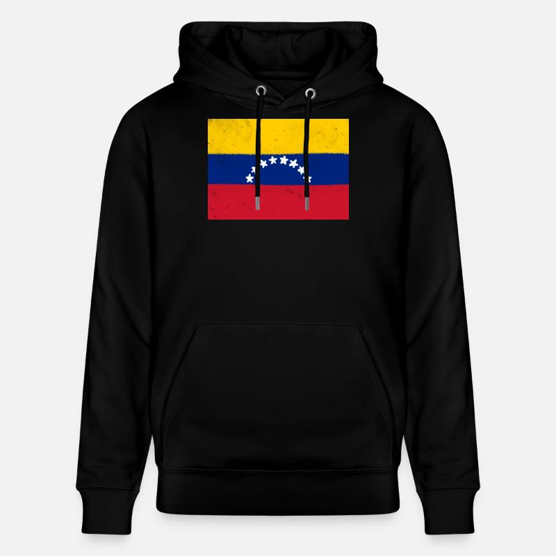 Drapeau du Venezuela - Sweat à capuche bio CRUISER Stanley/Stella Unisexe - noir