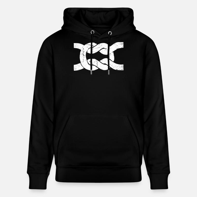 Sailor's knot | node | Knoten - Stanley/Stella Unisex Bio-Hoodie CRUISER - Schwarz