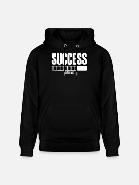 Success Loading Online Business Affiliate - Stanley/Stella CRUISER Unisex Organic Hoodie - black