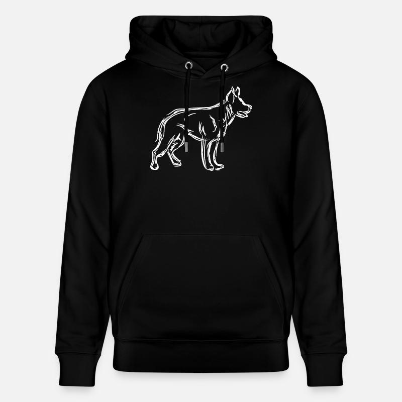 Schäferhund - Stanley/Stella Unisex Bio-Hoodie CRUISER  - Schwarz