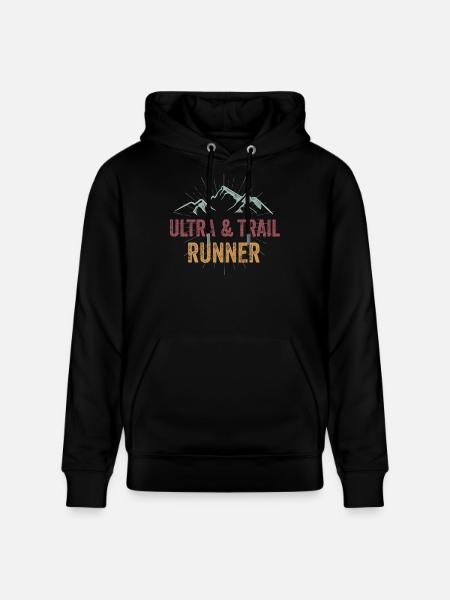 Ultra & Trail Runner - Stanley/Stella Unisex Bio-Hoodie CRUISER - Schwarz